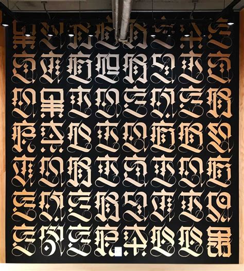 Divination alphabet fonts